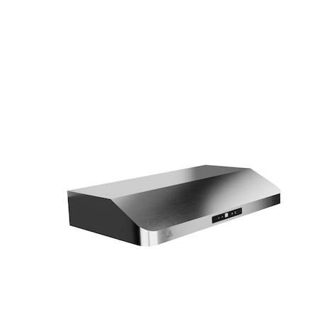 Anzzi 36-Inch Under Cabinet Range Hood with Stainless Steel Finish, Ducted Kitchen Vent above Stove RH-AZ0391TSS